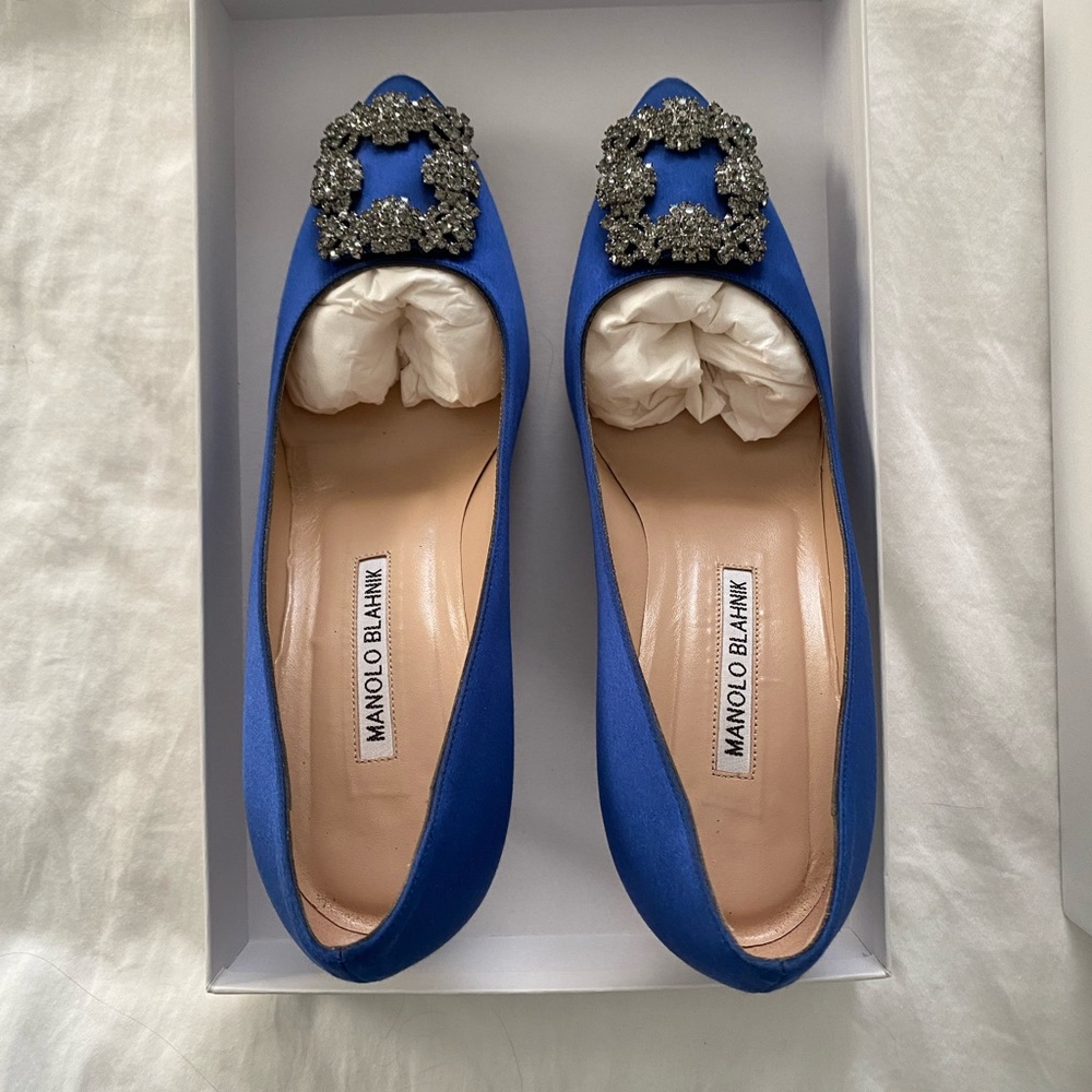 Manolo Blahnik Hangisi Pump 70mm